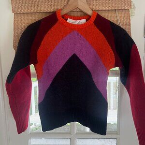 Victoria Beckham sweater intarsia chevron